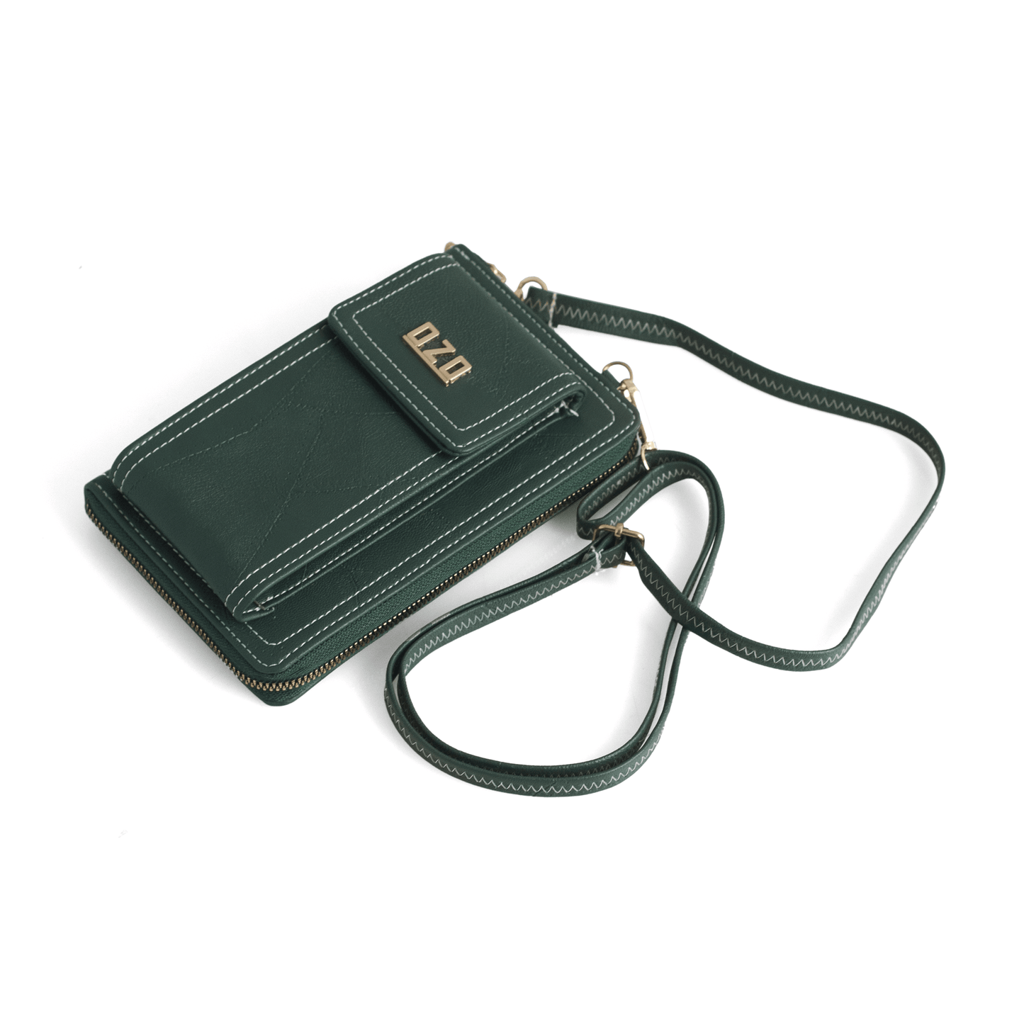 OZO Stylish Sling Bag with Magnetic Latch, Zip Closure & Detachable Strap – Durable & Functional - OZO Bags