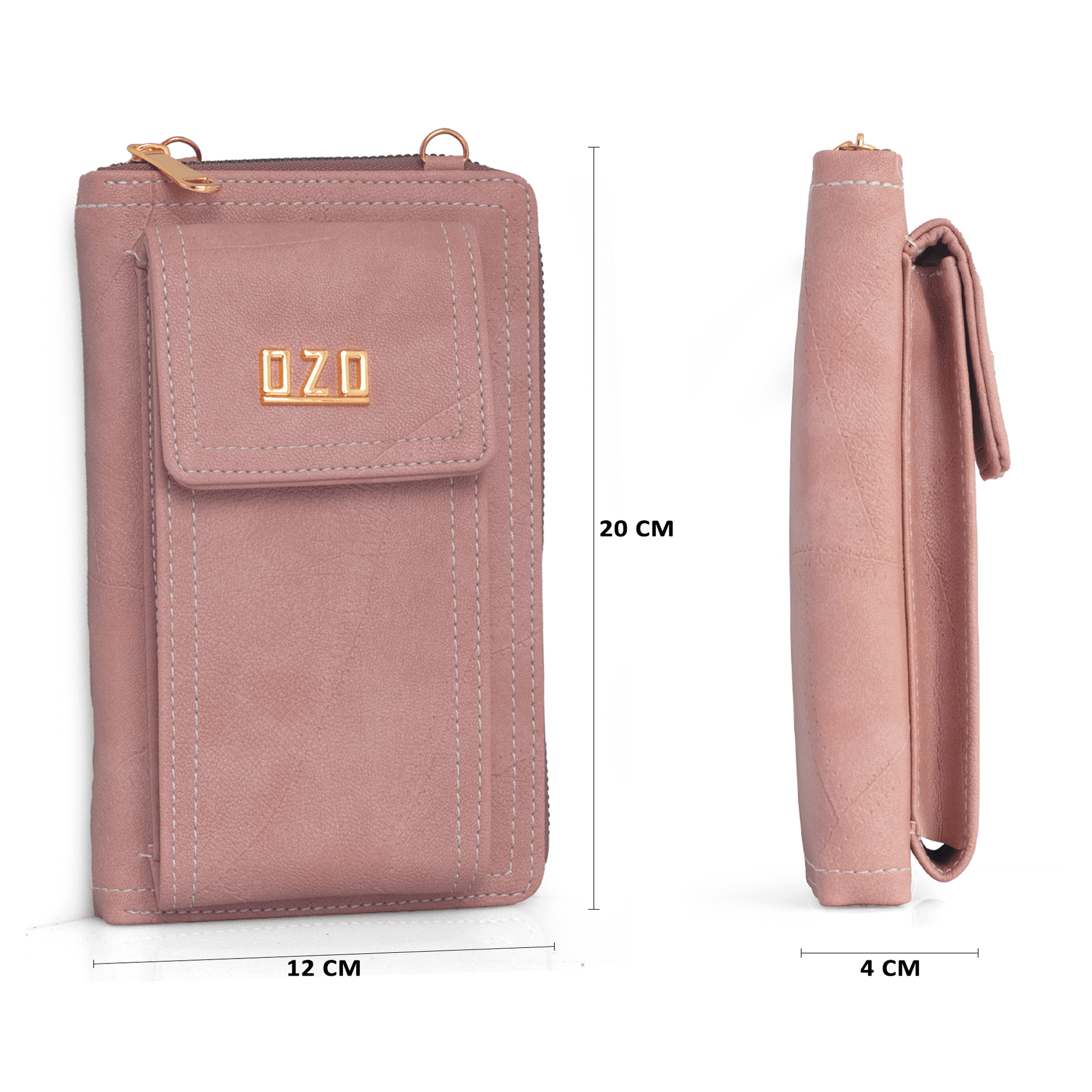 OZO Stylish Sling Bag with Magnetic Latch, Zip Closure & Detachable Strap – Durable & Functional - OZO Bags