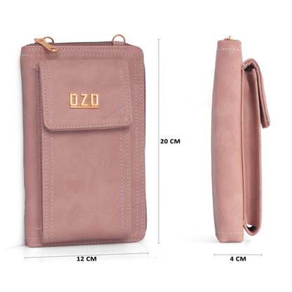 OZO Stylish Sling Bag with Magnetic Latch, Zip Closure & Detachable Strap – Durable & Functional - OZO Bags