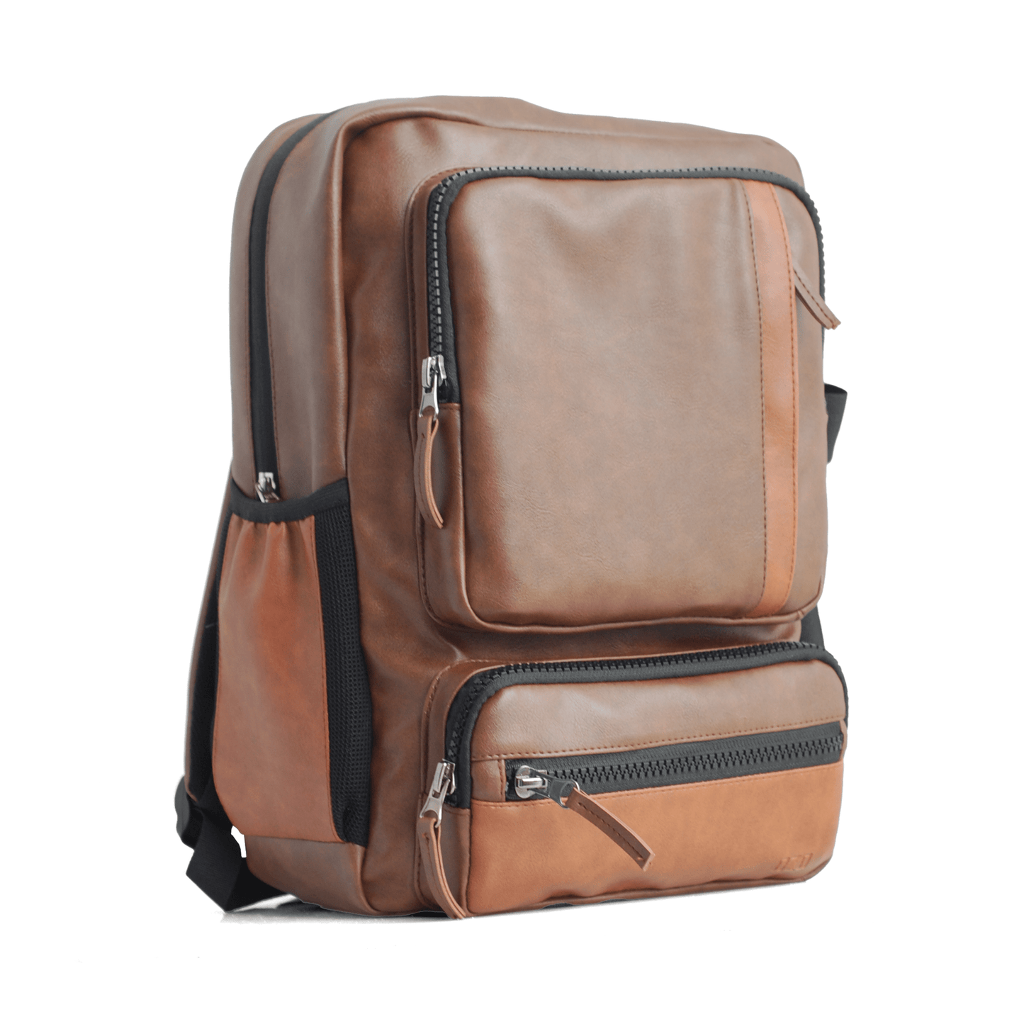 OZO Unisex Backpack 25L | Premium Vegan Leather Backpack | Vintage Travel Laptop Bag | Spacious & Stylish Office, School, and Casual Bag with Multiple Compartments & Anti-Theft Pocket - OZO Bags