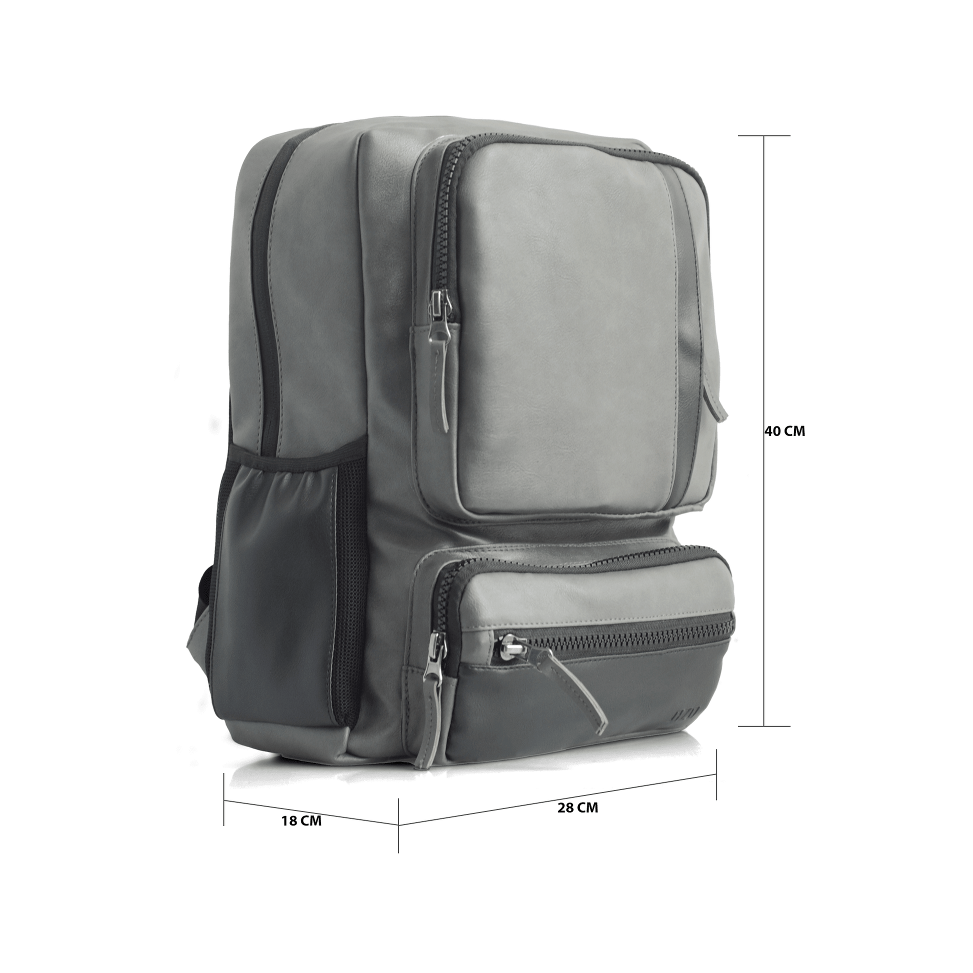 OZO Unisex Backpack 25L | Premium Vegan Leather Backpack | Vintage Travel Laptop Bag | Spacious & Stylish Office, School, and Casual Bag with Multiple Compartments & Anti-Theft Pocket - OZO Bags