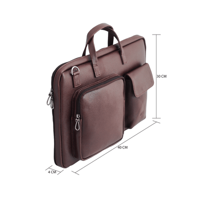 OZO Unisex Laptop Workstation Bag |Sleek Business Laptop Bag for Men - Compact, Multi-Compartment, Travel-Friendly with Trolley Handle & Secure Storage - OZO Bags