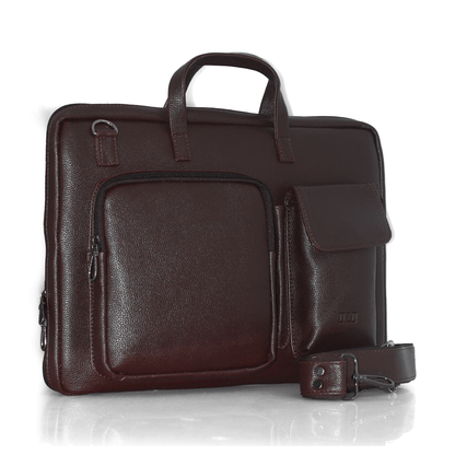OZO Unisex Laptop Workstation Bag |Sleek Business Laptop Bag for Men - Compact, Multi-Compartment, Travel-Friendly with Trolley Handle & Secure Storage - OZO Bags