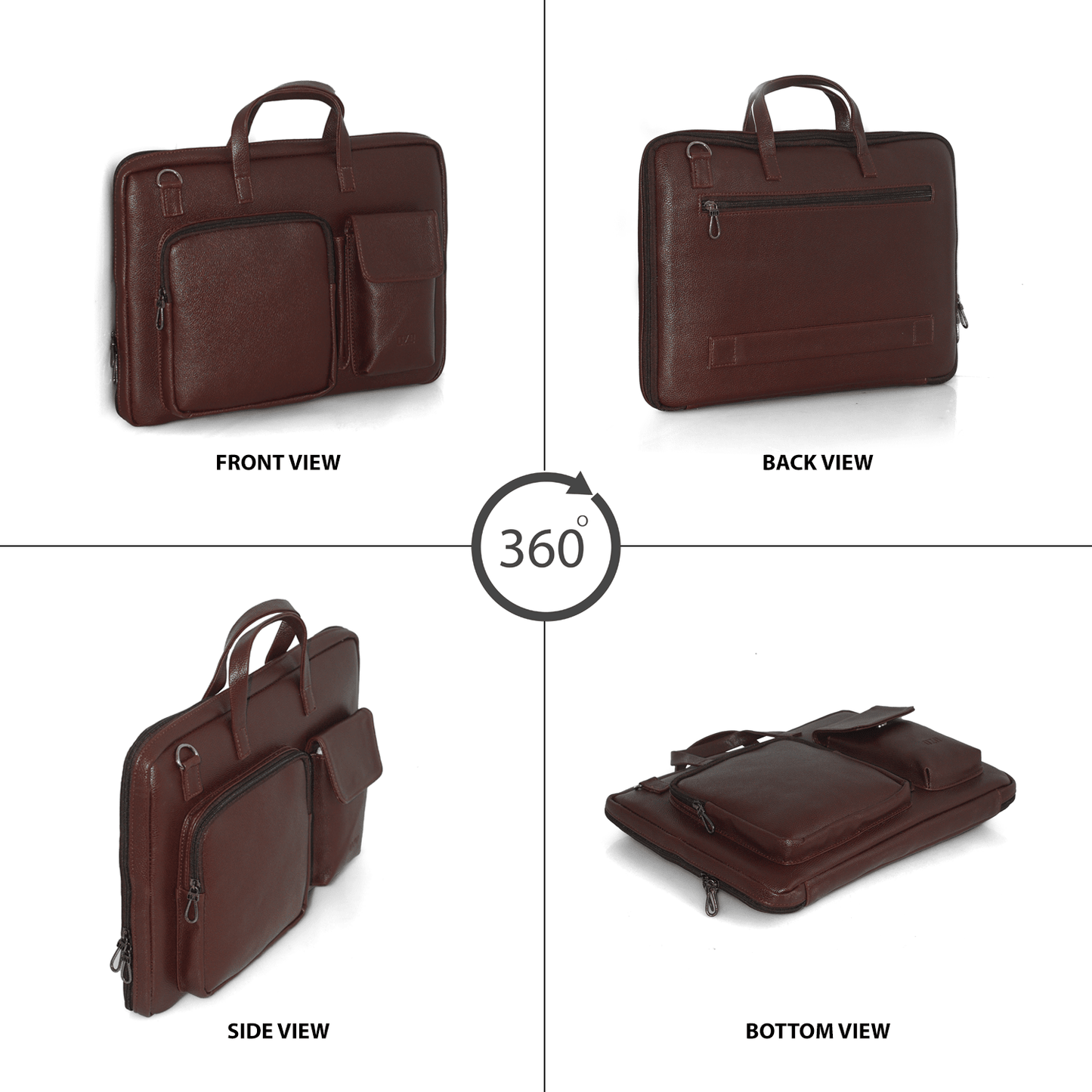 OZO Unisex Laptop Workstation Bag |Sleek Business Laptop Bag for Men - Compact, Multi-Compartment, Travel-Friendly with Trolley Handle & Secure Storage - OZO Bags