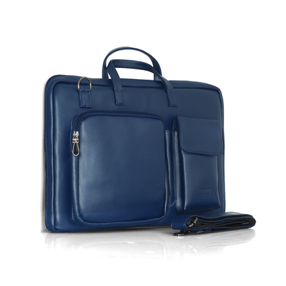OZO Unisex Laptop Workstation Bag | Sleek Business Laptop Bag for Men - Compact, Multi-Compartment, Travel-Friendly with Trolley Handle & Secure Storage - OZO Bags