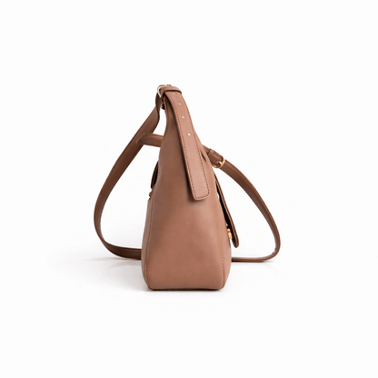 OZO Vegan Leather Sling Bag for Women | Structured Crossbody Bag with Magnetic Flap & Multiple Zip Pockets | Adjustable Strap | Stylish Everyday Shoulder Bag - OZO Bags