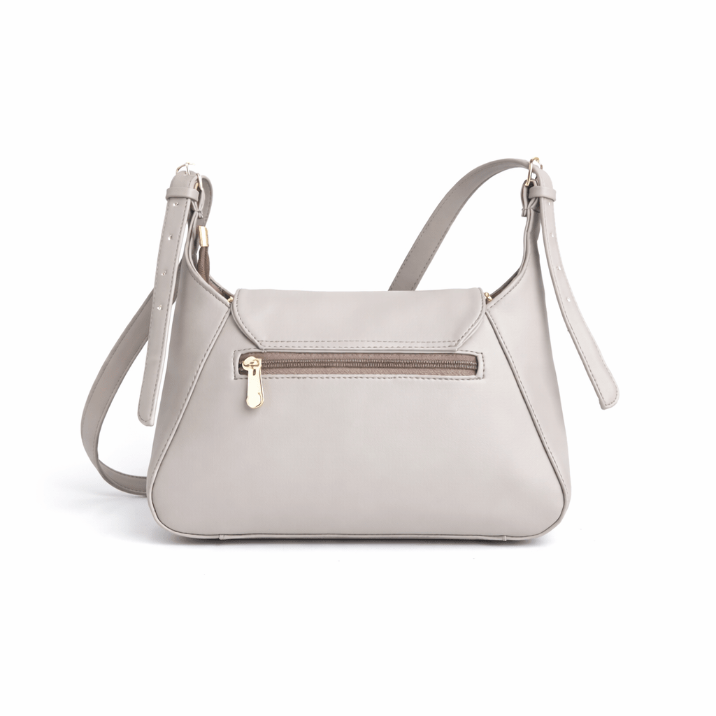 OZO Vegan Leather Sling Bag for Women | Structured Crossbody Bag with Magnetic Flap & Multiple Zip Pockets | Adjustable Strap | Stylish Everyday Shoulder Bag - OZO Bags