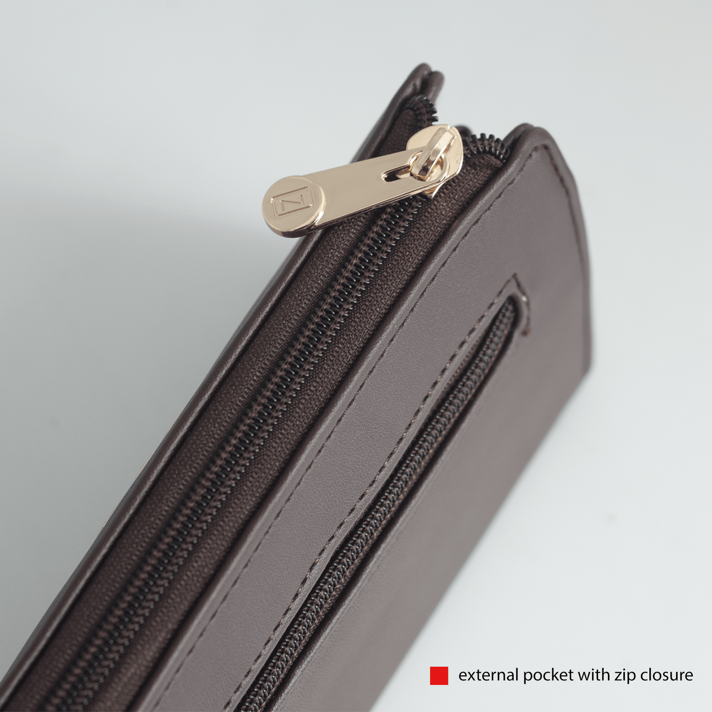 OZO Vegan Leather Women’s Wallet – Stylish Zip-Around Clutch with Multiple Card Slots & Coin Pocket - OZO Bags