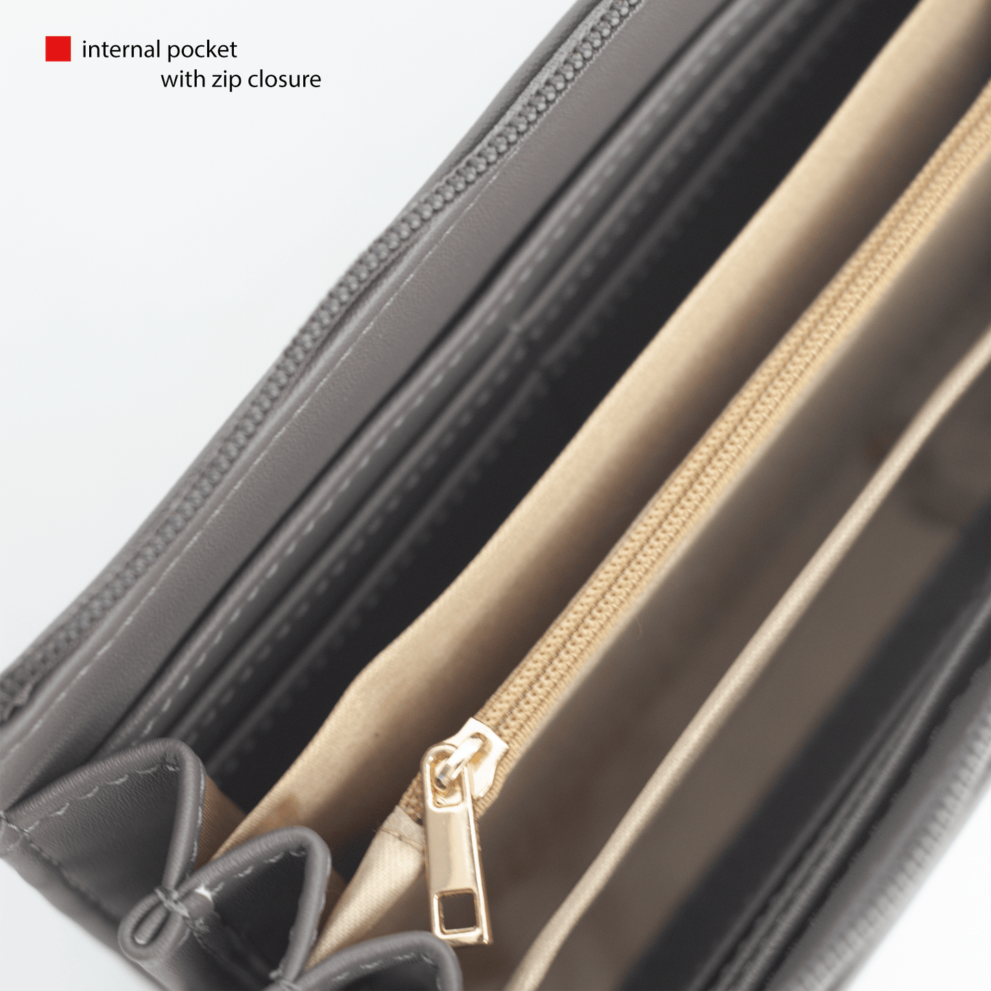 OZO Vegan Leather Women’s Wallet – Stylish Zip-Around Clutch with Multiple Card Slots & Coin Pocket - OZO Bags