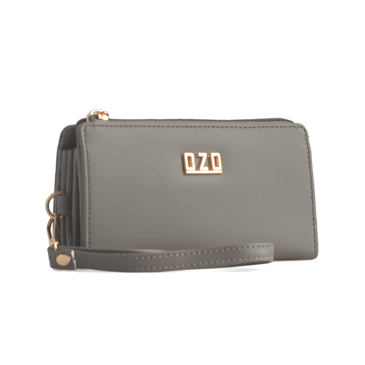 OZO Vegan Leather Women’s Wallet – Stylish Zip-Around Clutch with Multiple Card Slots & Coin Pocket - OZO Bags