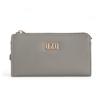 OZO Vegan Leather Women’s Wallet – Stylish Zip-Around Clutch with Multiple Card Slots & Coin Pocket - OZO Bags