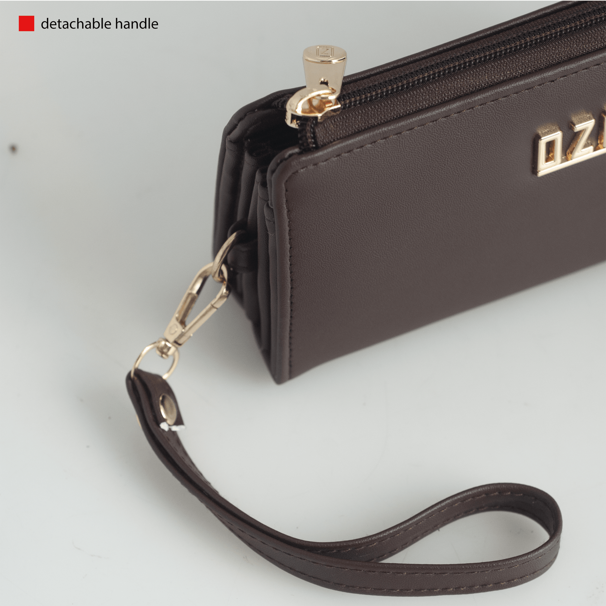 OZO Vegan Leather Women’s Wallet – Stylish Zip-Around Clutch with Multiple Card Slots & Coin Pocket - OZO Bags