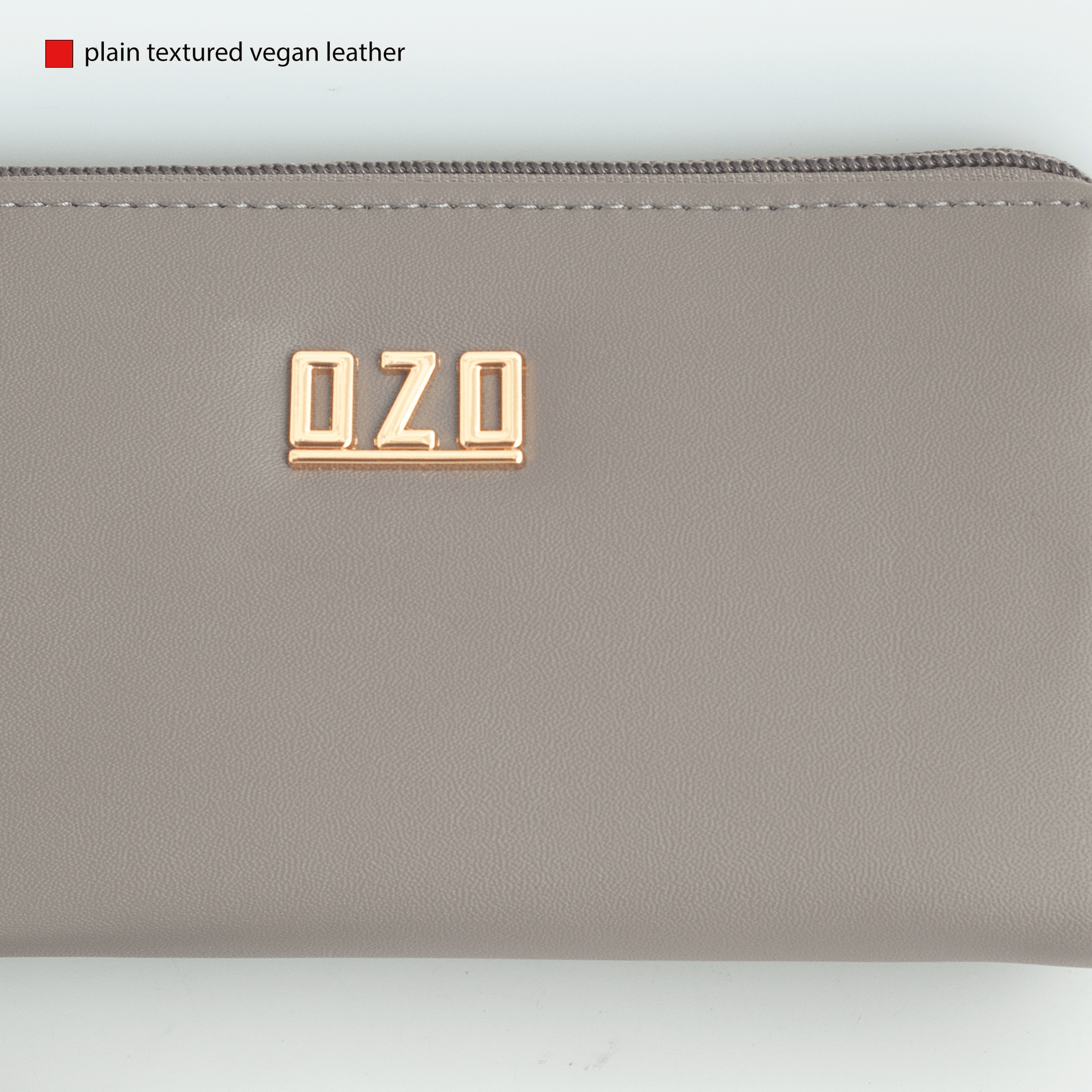 OZO Vegan Leather Women’s Wallet – Stylish Zip-Around Clutch with Multiple Card Slots & Coin Pocket - OZO Bags