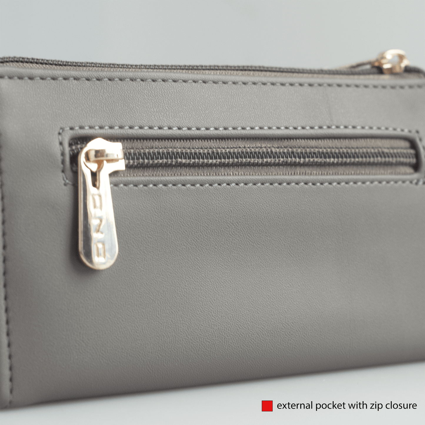 OZO Vegan Leather Women’s Wallet – Stylish Zip-Around Clutch with Multiple Card Slots & Coin Pocket - OZO Bags