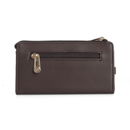 OZO Vegan Leather Women’s Wallet – Stylish Zip-Around Clutch with Multiple Card Slots & Coin Pocket - OZO Bags