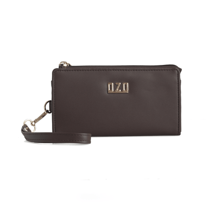 OZO Vegan Leather Women’s Wallet – Stylish Zip-Around Clutch with Multiple Card Slots & Coin Pocket - OZO Bags