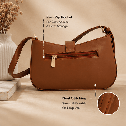 OZO Velora Premium Vegan Leather Sling Bag for Women - OZO Bags