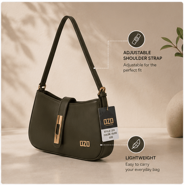OZO Velora Premium Vegan Leather Sling Bag for Women - OZO Bags