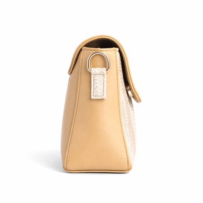 OZO Women’s Crossbody Sling Bag with Magnetic Flap, Vegan Leather Finish & Multiple Zip Compartments - OZO Bags