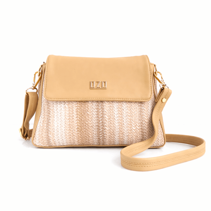 OZO Women’s Crossbody Sling Bag with Magnetic Flap, Vegan Leather Finish & Multiple Zip Compartments - OZO Bags