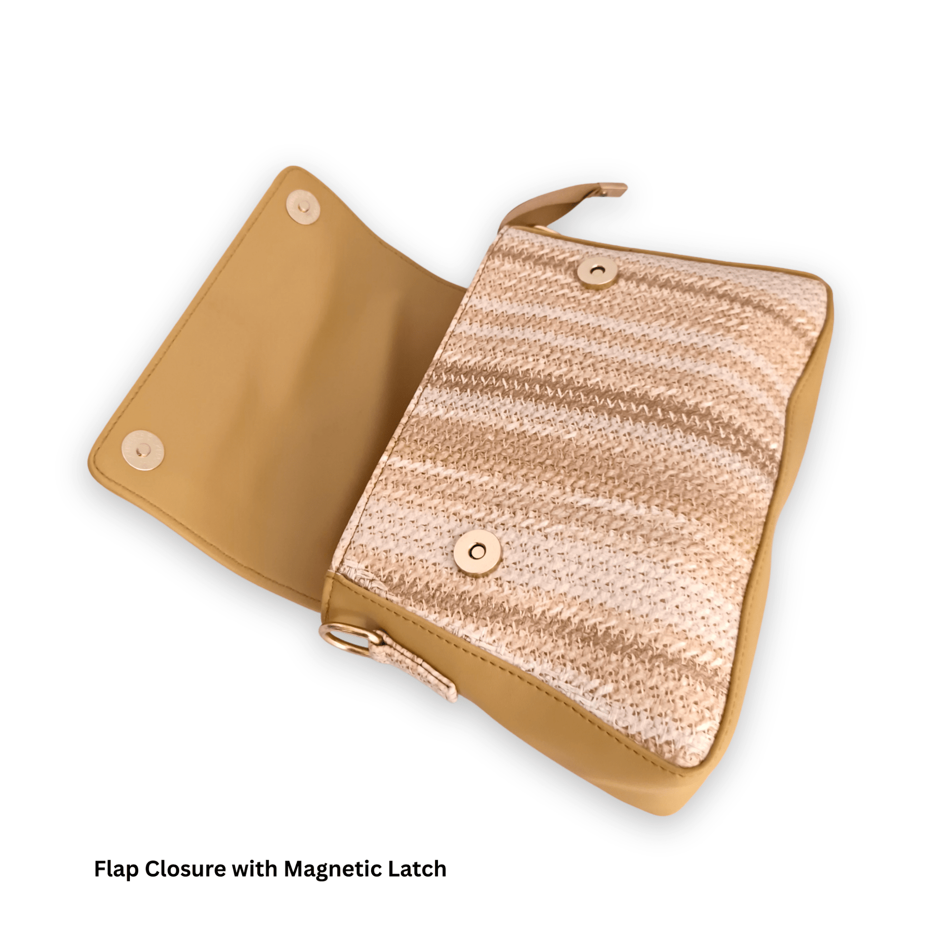 OZO Women’s Crossbody Sling Bag with Magnetic Flap, Vegan Leather Finish & Multiple Zip Compartments - OZO Bags
