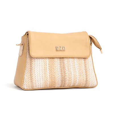 OZO Women’s Crossbody Sling Bag with Magnetic Flap, Vegan Leather Finish & Multiple Zip Compartments - OZO Bags