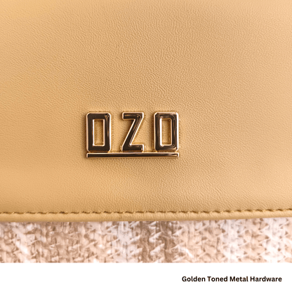 OZO Women’s Crossbody Sling Bag with Magnetic Flap, Vegan Leather Finish & Multiple Zip Compartments - OZO Bags