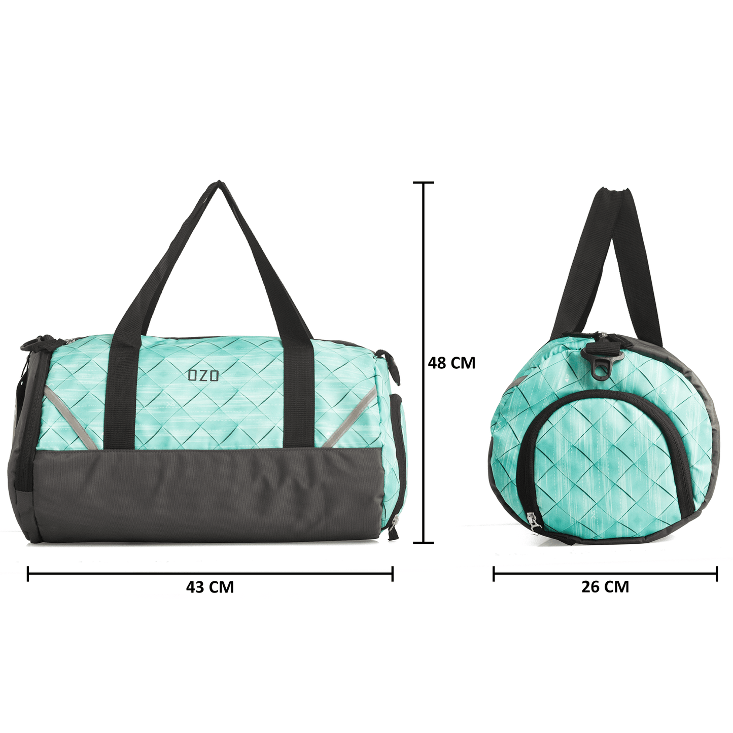 Premium Gym Duffle Bag with Shoe Compartment | Travel & Sports Bag for Men & Women - OZO Bags