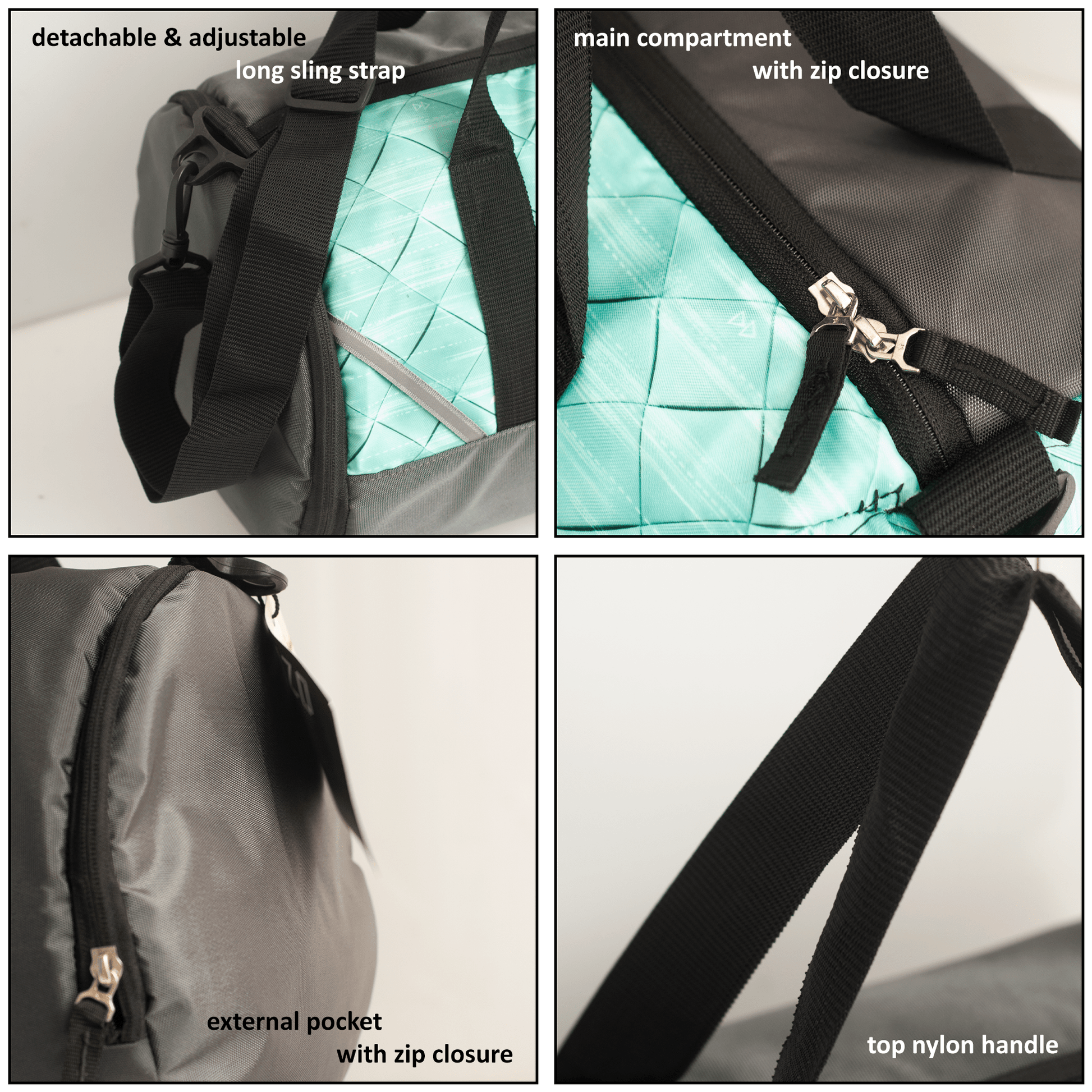 Premium Gym Duffle Bag with Shoe Compartment | Travel & Sports Bag for Men & Women - OZO Bags