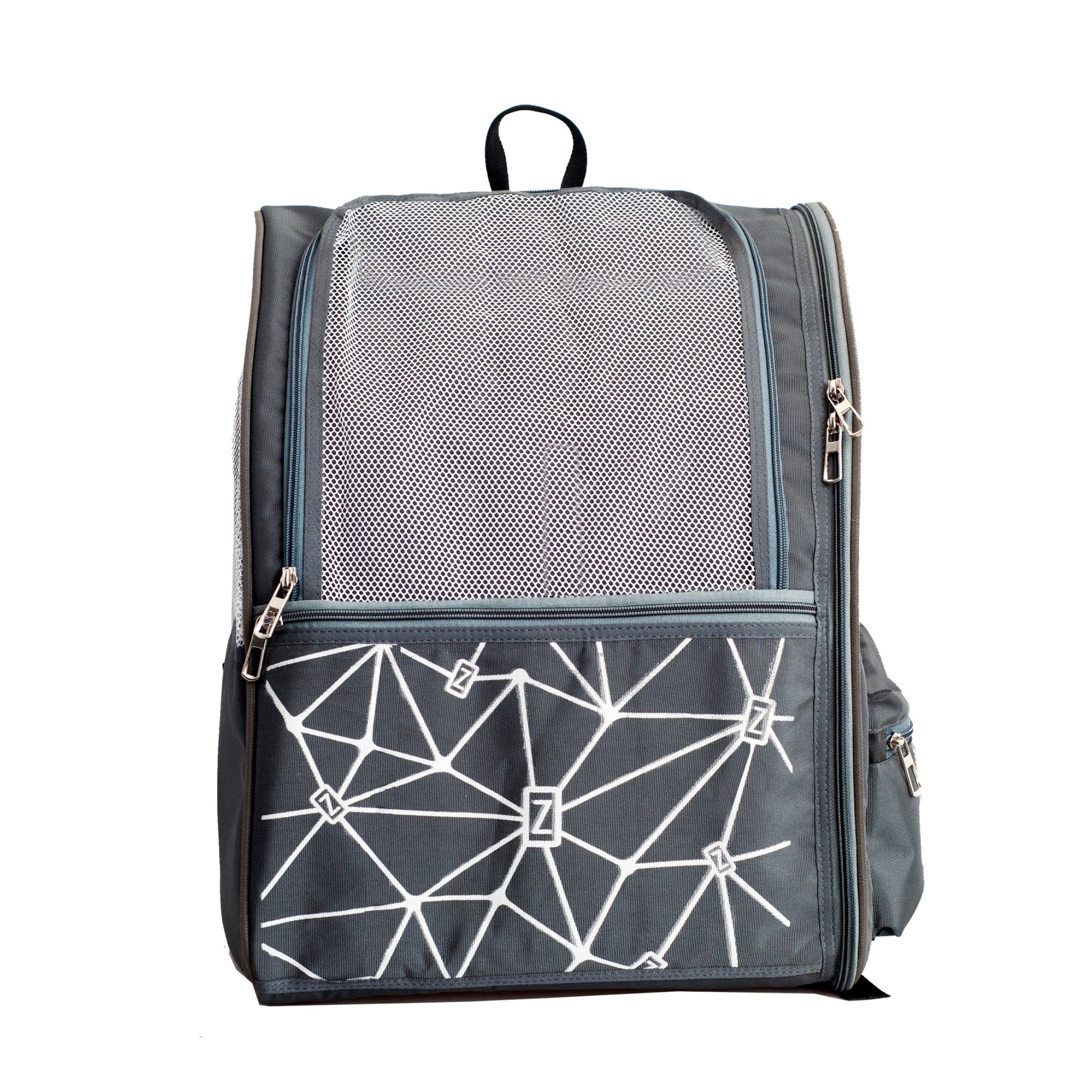 Premium Pet Carrier Backpack for Dogs & Cats – Breathable Mesh Design, Adjustable Straps & Zip Pockets | Travel-Friendly Pet Bag - OZO Bags