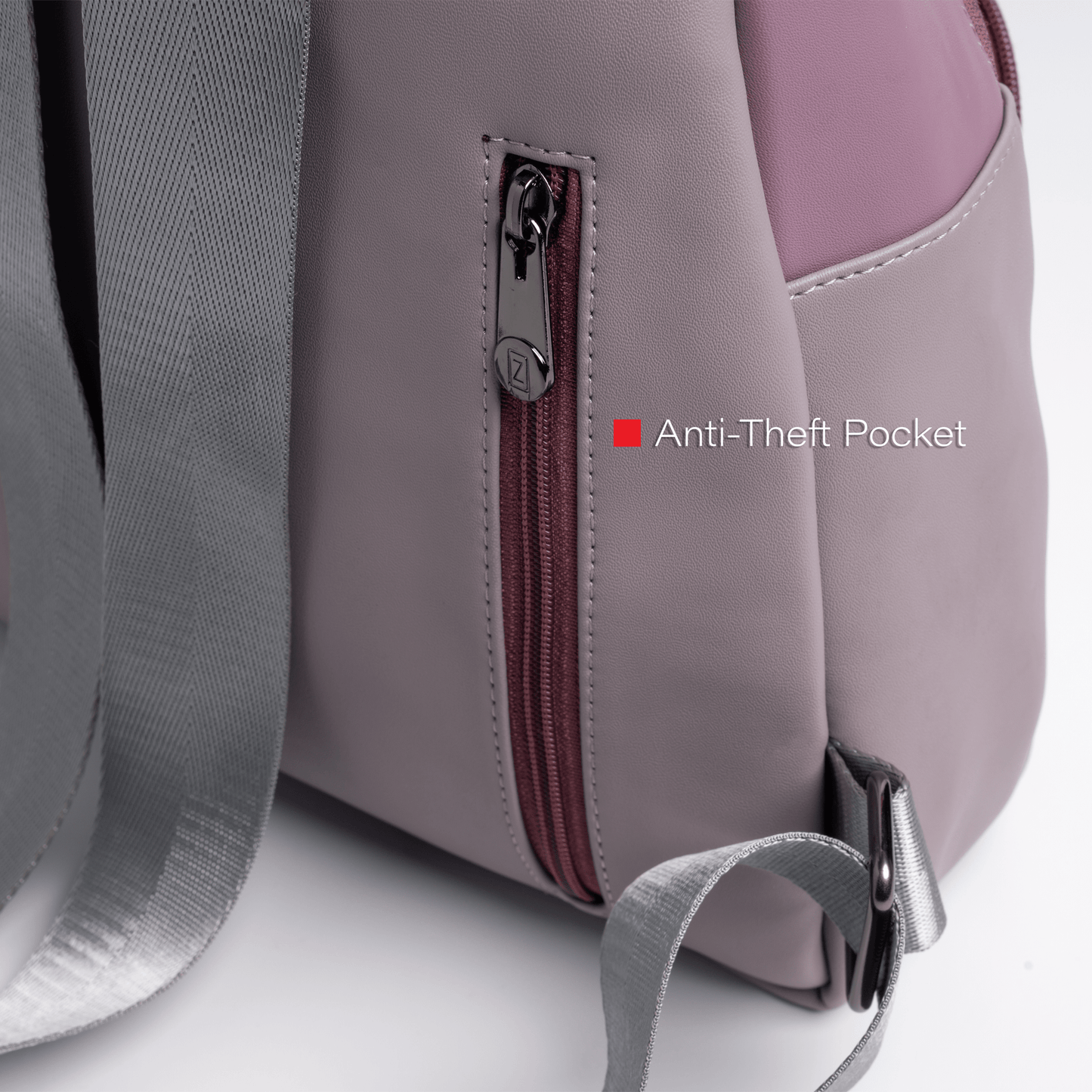 Premium Vegan Leather Bag with Anti-Theft Features, Adjustable Shoulder Strap, and Multiple Compartments - OZO Bags