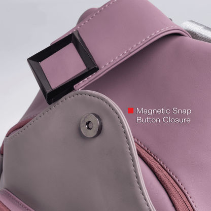 Premium Vegan Leather Bag with Anti-Theft Features, Adjustable Shoulder Strap, and Multiple Compartments - OZO Bags