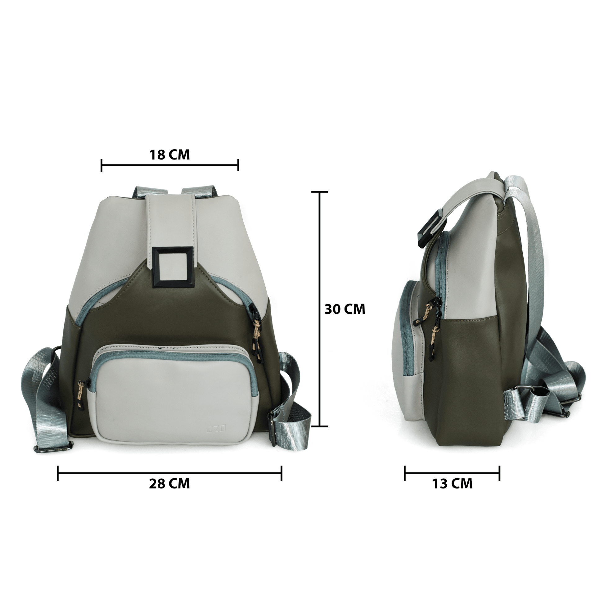 Premium Vegan Leather Bag with Anti-Theft Features, Adjustable Shoulder Strap, and Multiple Compartments - OZO Bags
