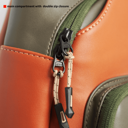 Premium Vegan Leather Bag with Anti-Theft Features, Adjustable Shoulder Strap, and Multiple Compartments - OZO Bags