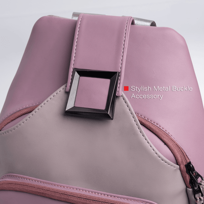 Premium Vegan Leather Bag with Anti-Theft Features, Adjustable Shoulder Strap, and Multiple Compartments - OZO Bags
