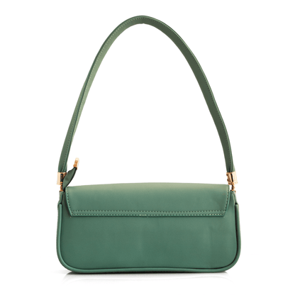 Premium Vegan Leather Handbag with Golden-Toned Hardware and Top Handle - Stylish & Sustainable - OZO Bags