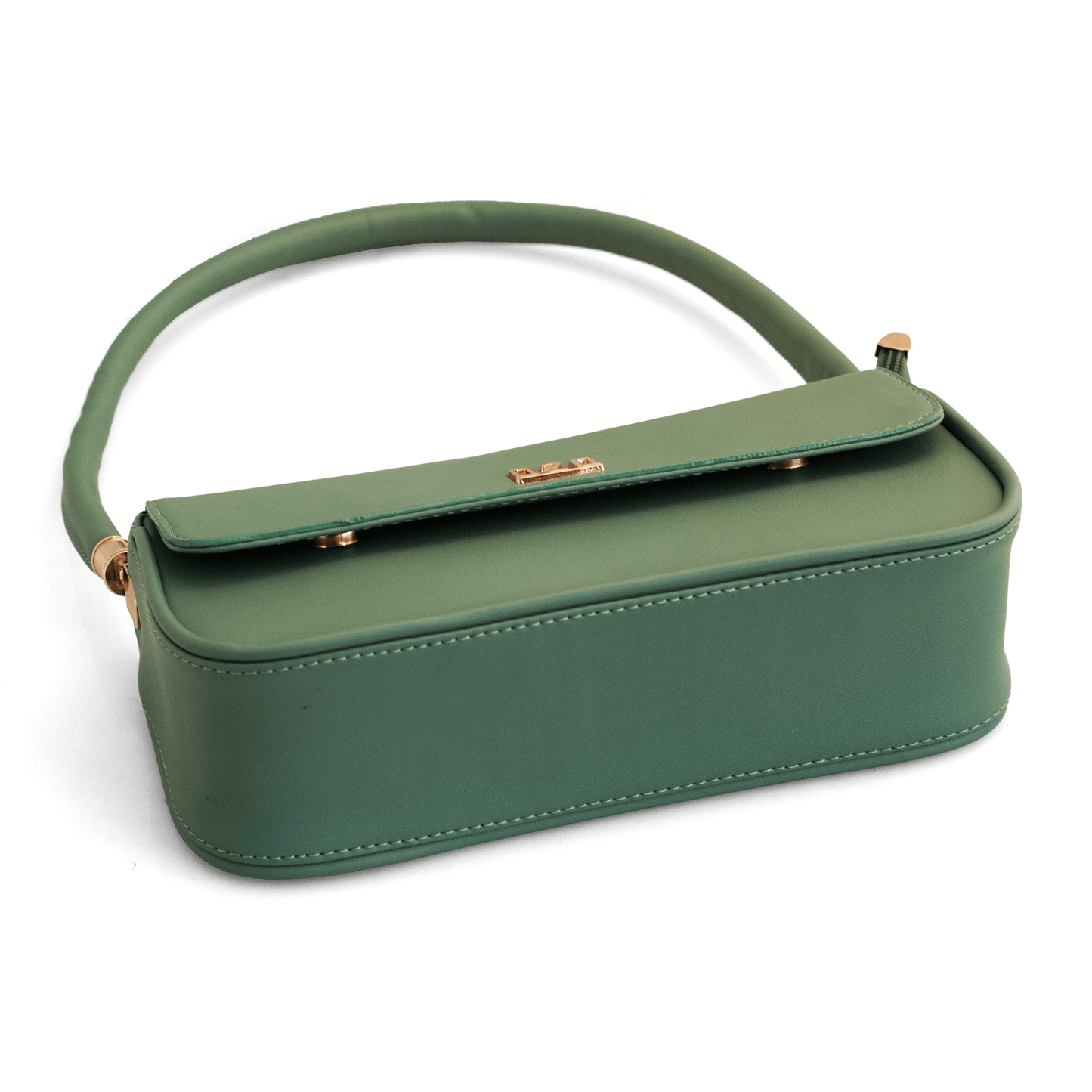 Premium Vegan Leather Handbag with Golden-Toned Hardware and Top Handle - Stylish & Sustainable - OZO Bags