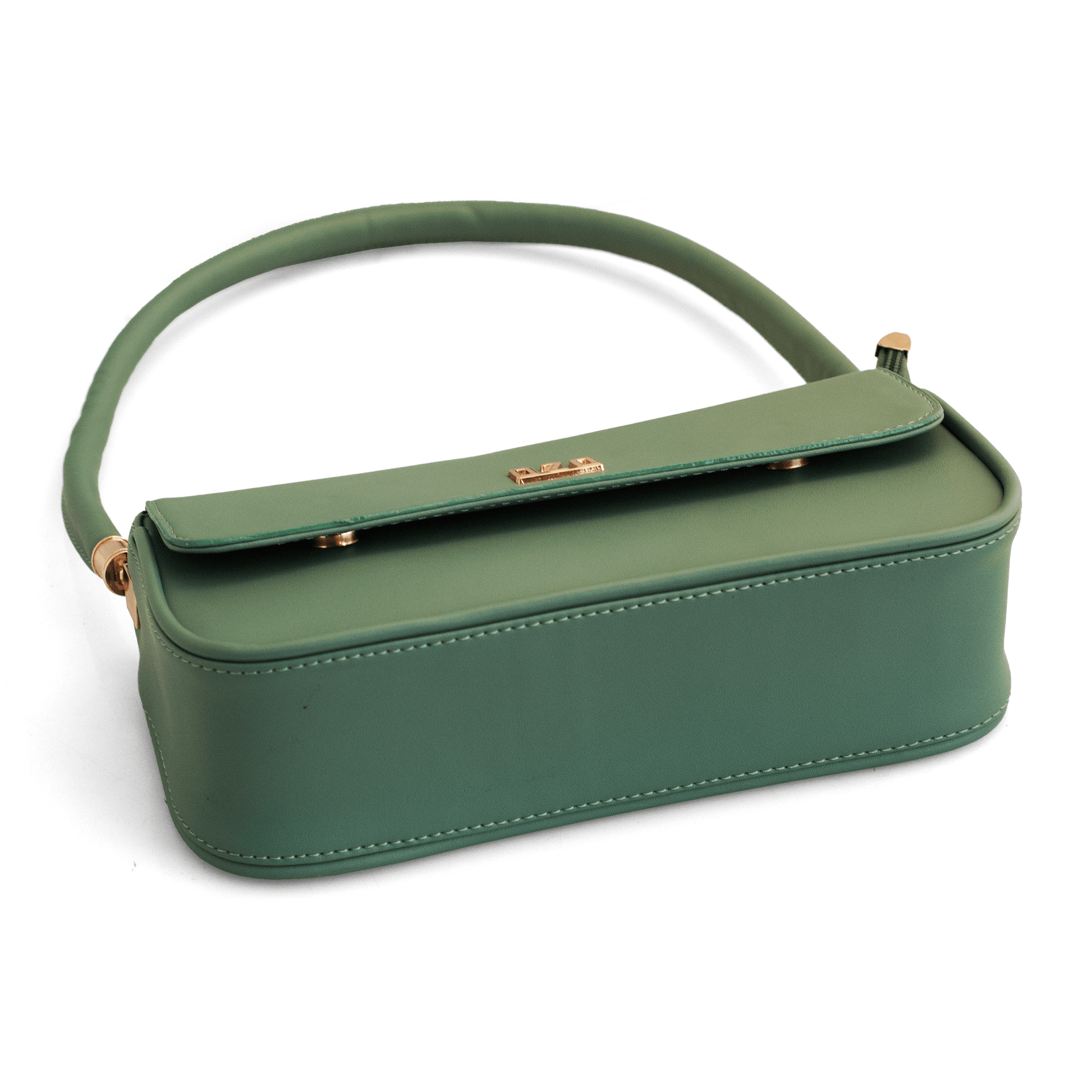 Premium Vegan Leather Handbag with Golden-Toned Hardware and Top Handle - Stylish & Sustainable - OZO Bags