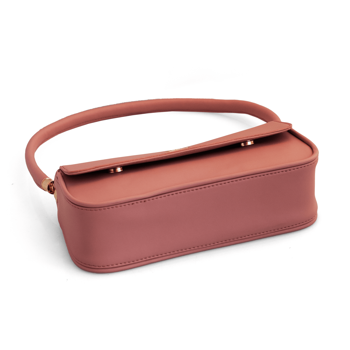 Premium Vegan Leather Handbag with Golden-Toned Hardware and Top Handle - Stylish & Sustainable - OZO Bags