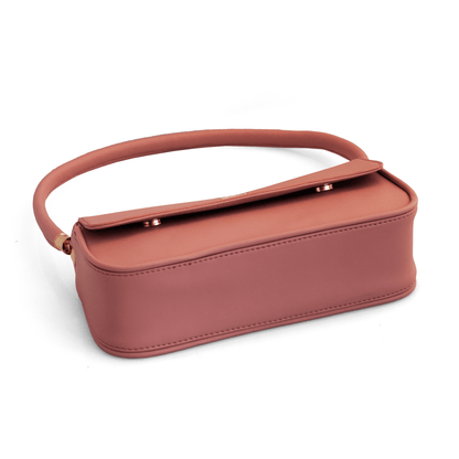 Premium Vegan Leather Handbag with Golden-Toned Hardware and Top Handle - Stylish & Sustainable - OZO Bags