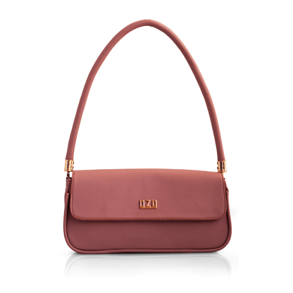 Premium Vegan Leather Handbag with Golden-Toned Hardware and Top Handle - Stylish & Sustainable - OZO Bags
