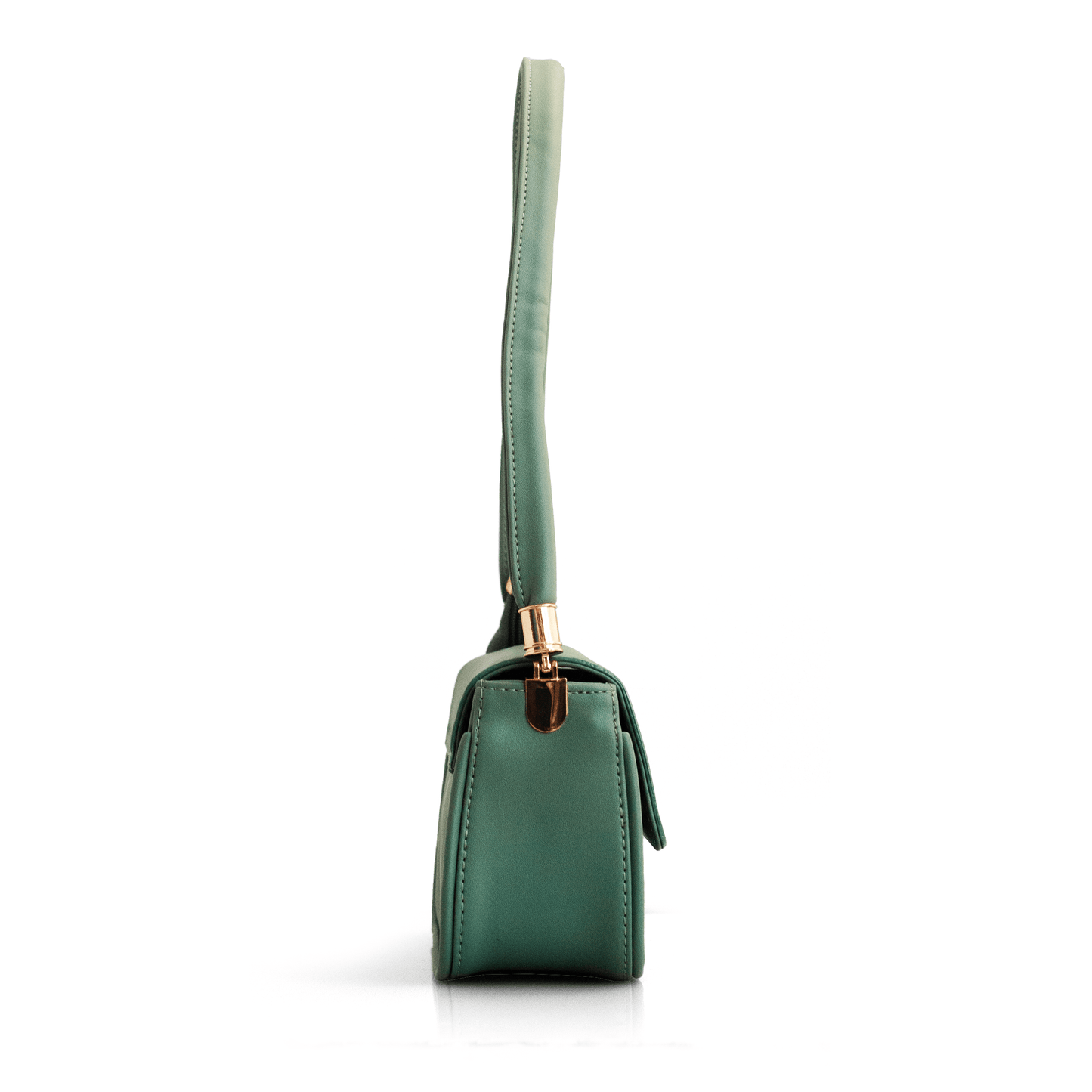 Premium Vegan Leather Handbag with Golden-Toned Hardware and Top Handle - Stylish & Sustainable - OZO Bags