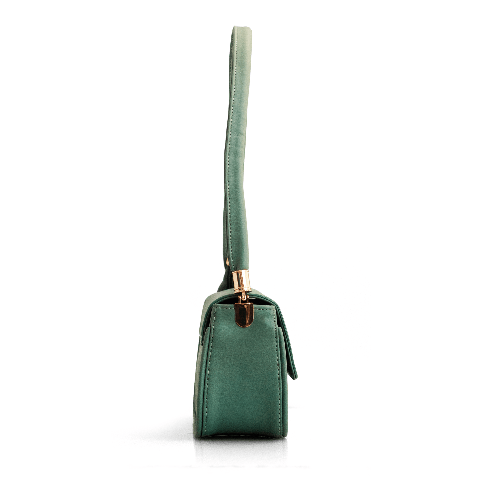 Premium Vegan Leather Handbag with Golden-Toned Hardware and Top Handle - Stylish & Sustainable - OZO Bags