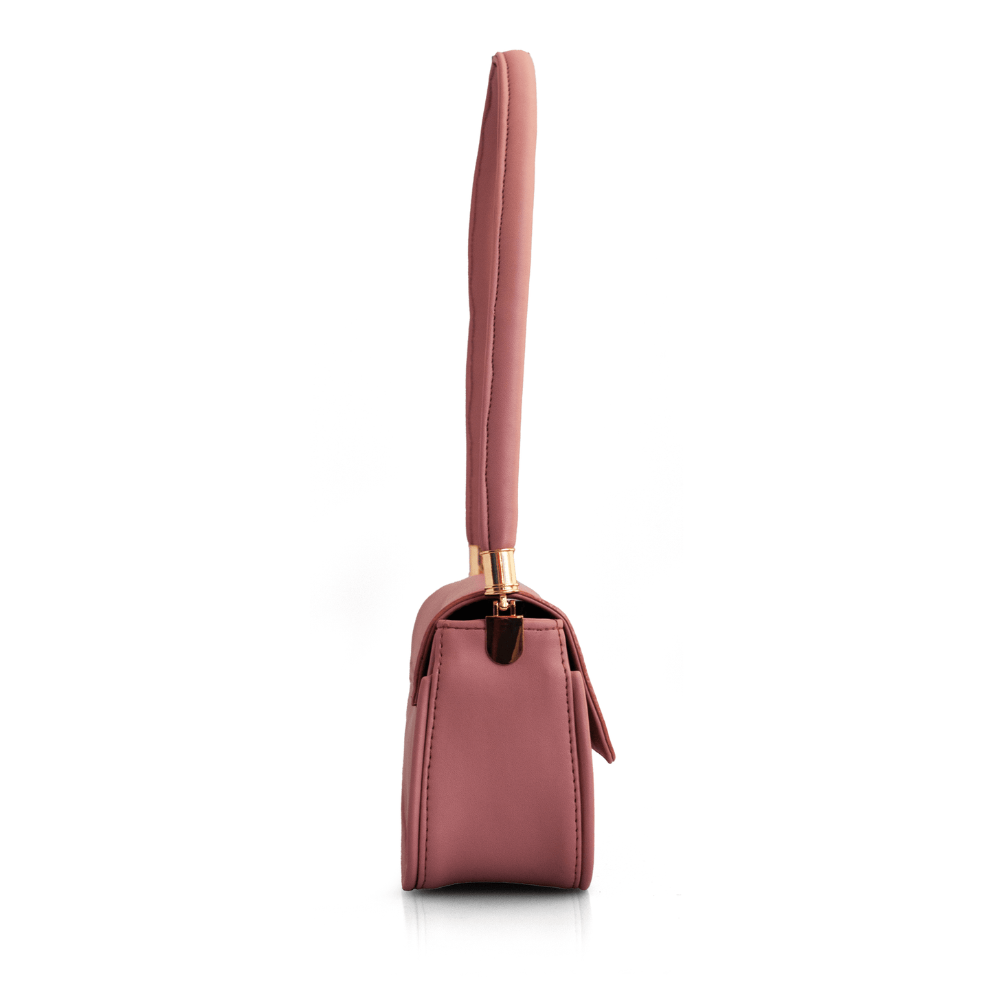 Premium Vegan Leather Handbag with Golden-Toned Hardware and Top Handle - Stylish & Sustainable - OZO Bags