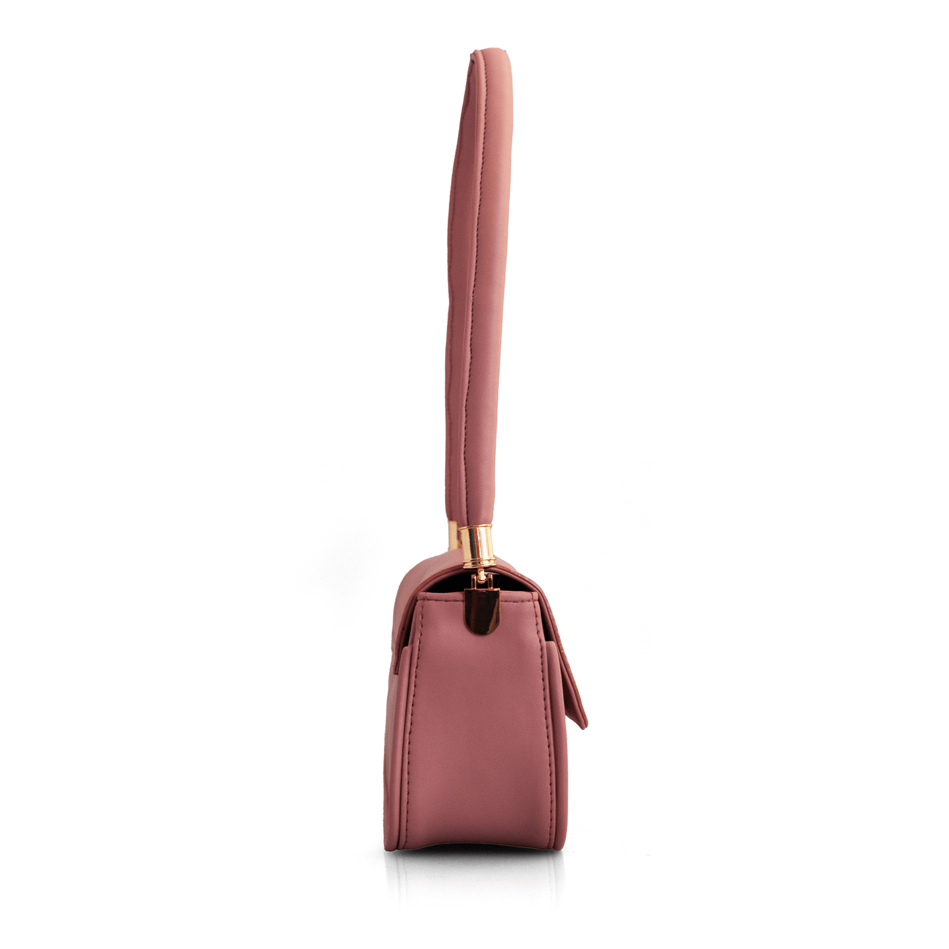 Premium Vegan Leather Handbag with Golden-Toned Hardware and Top Handle - Stylish & Sustainable - OZO Bags