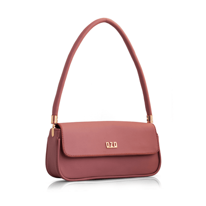 Premium Vegan Leather Handbag with Golden-Toned Hardware and Top Handle - Stylish & Sustainable - OZO Bags