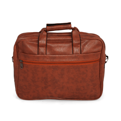 Premium Vegan Leather Laptop Bag with Detachable Compartments and Adjustable Strap - OZO Bags
