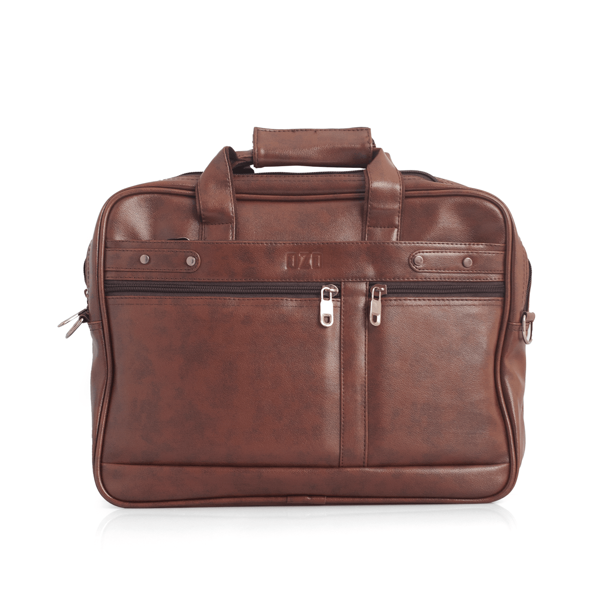 Premium Vegan Leather Laptop Bag with Detachable Compartments and Adjustable Strap - OZO Bags