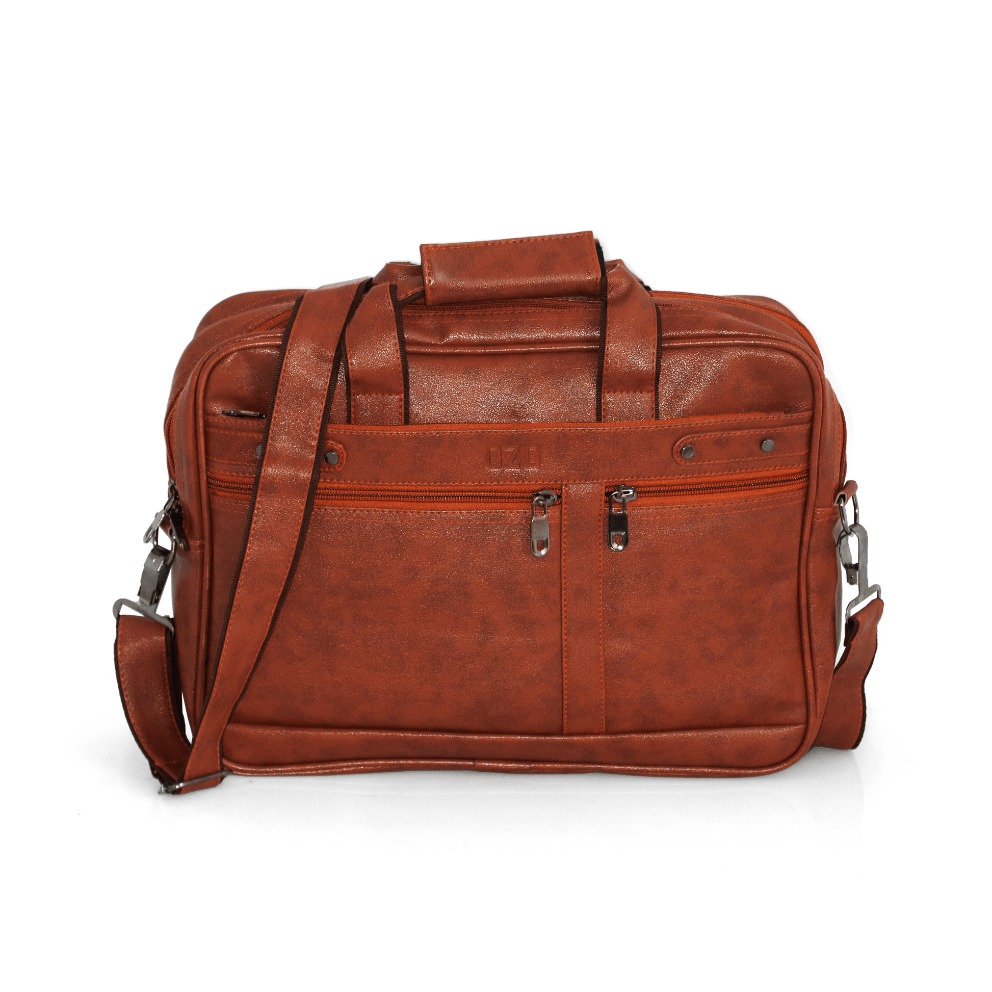 Premium Vegan Leather Laptop Bag with Detachable Compartments and Adjustable Strap - OZO Bags