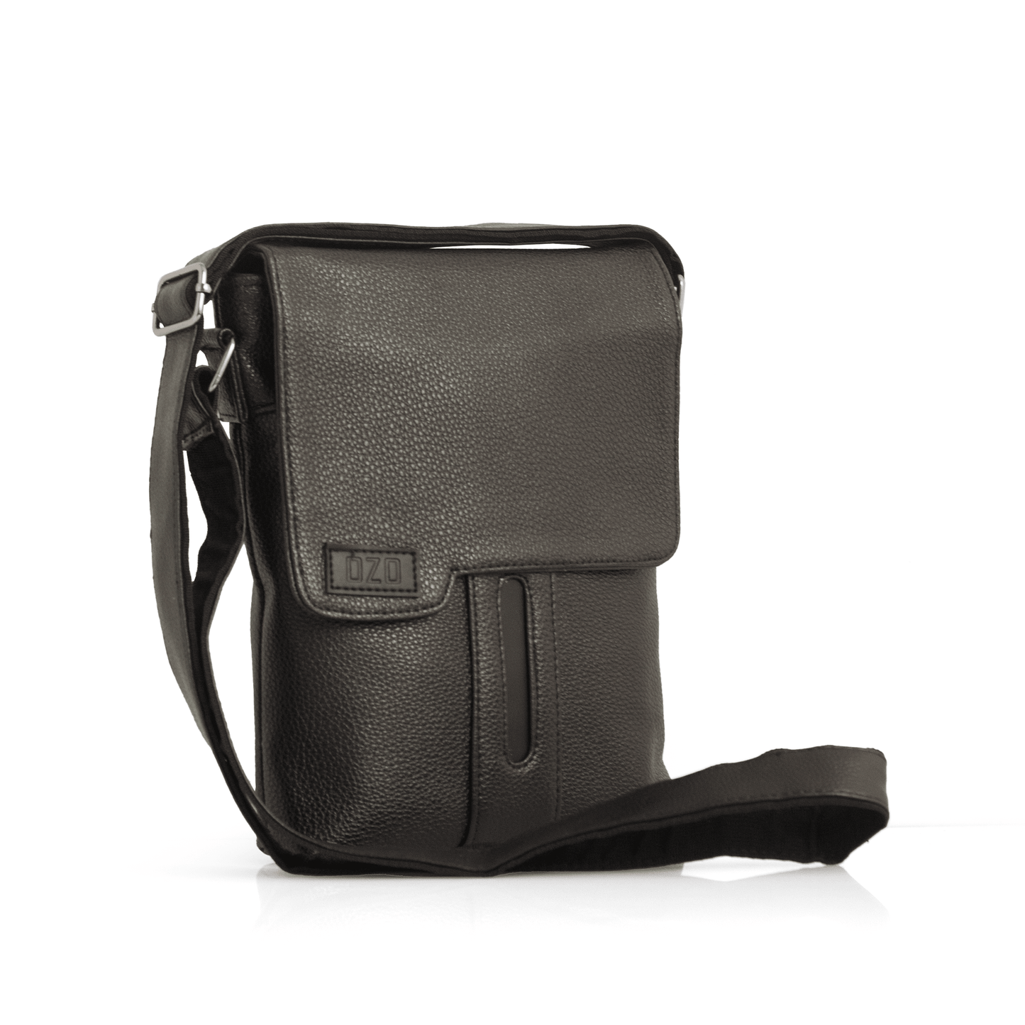 Premium Vegan Leather Sling Bag for Men - Crossbody Shoulder Bag with Adjustable Strap, Multiple Compartments & Magnetic Closure - OZO Bags